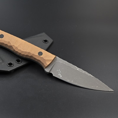Tactical knife Creed with brown g10 handle